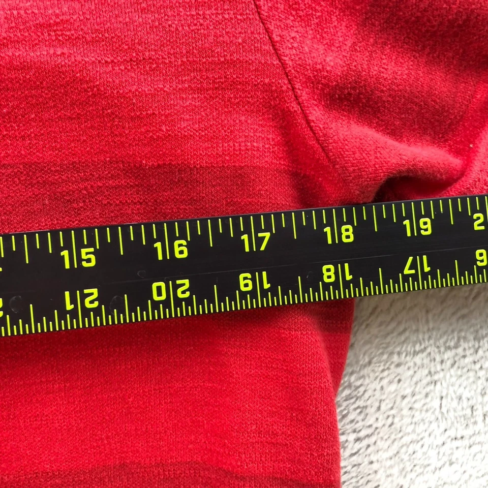 Volcom Mens Polo Shirt Medium Striped Casual Lightweight Short Sleeve Red Y2K - Image 3 of 4