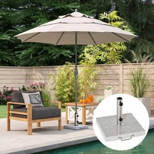 Umbrella Base Parasol Holder Patio Furniture 25kg Patio Outdoor Marbel Lawn