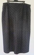 NWT Uniform Woman John Paul Richard Size 20 Long Gray Skirt