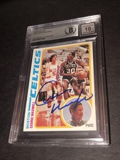 Beckett Gem Mint Autograph Cedric Maxwell Signed 1978 Topps Rookie RC Card 888