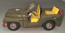 Shoji Military Army Jeep Tin Toy Truck Willys CJ5 Daiya KCO Bandai TN Numura