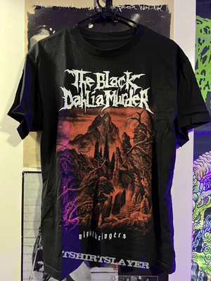The Black Dahlia Murder ''Nightbringers'' Album Black Unisex T shirt Reprint