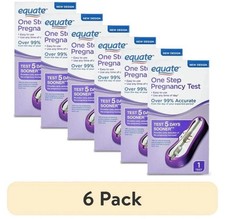  6 pack Equate First Signal One Step Pregnancy Test