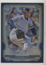 2020 Gypsy Queen Box Topper Chrome Indigo Refractor 97/150 Aroldis Chapman 4l3