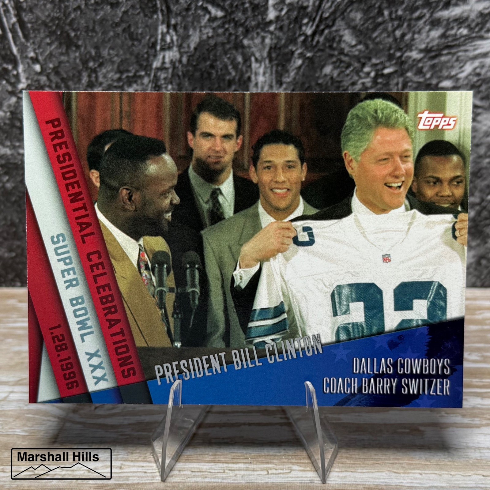 Presidential Celebrations - Bill Clinton 1996 - 2015 Topps PC-5