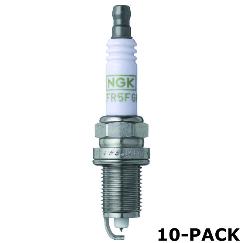 NGK Spark Plug 7100 10-PACK G-Power ZFR6FGP 14mm Copper Core Platinum, HR 6