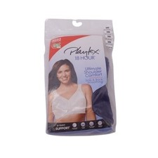 NIP Playtex 18 Hour Ultimate Shoulder Comfort Wireless Bra Sailor Blue Size 38D