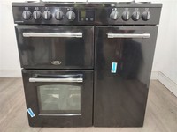 Belling RCAFHOUSE90DFBLK Range Cooker Farmhouse 90DF Dual Fuel [ID7010897046]