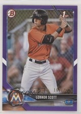 2018 Bowman Draft Purple 165/250 Connor Scott #BD-158 0f6