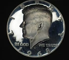 1968-S  Silver Kennedy Half Dollar Proof  *40% Silver*  *** CAMEO ***