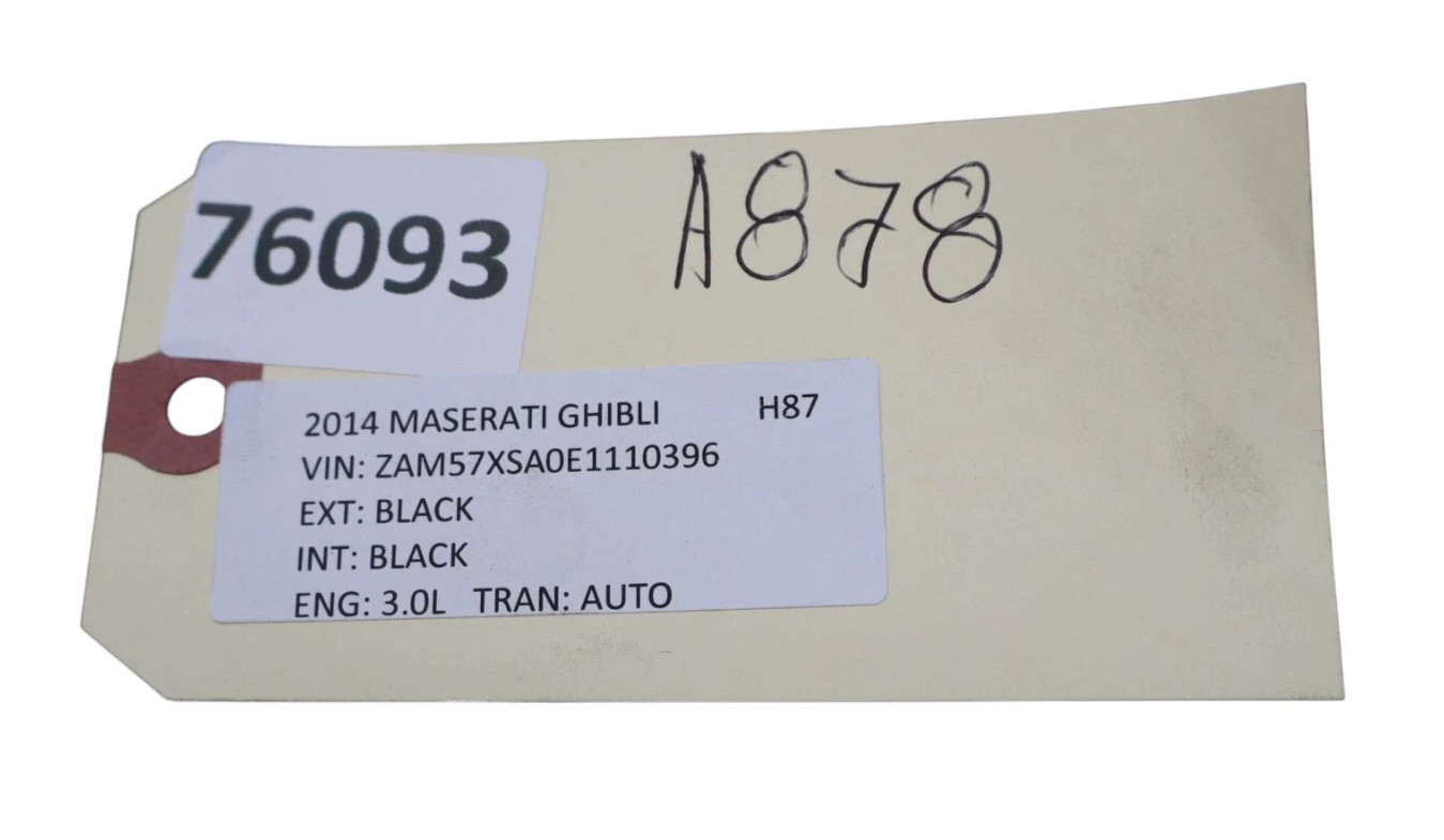 Maserati Ghibli 2014-2020 Front Dash trim bezel