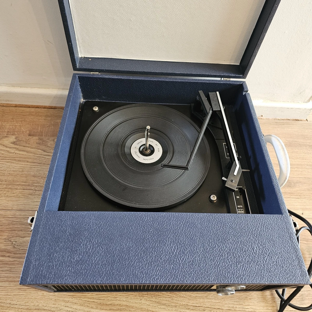 Lecteur stéréo 8 pistes BSR McDONALD TD 8S, style vintage