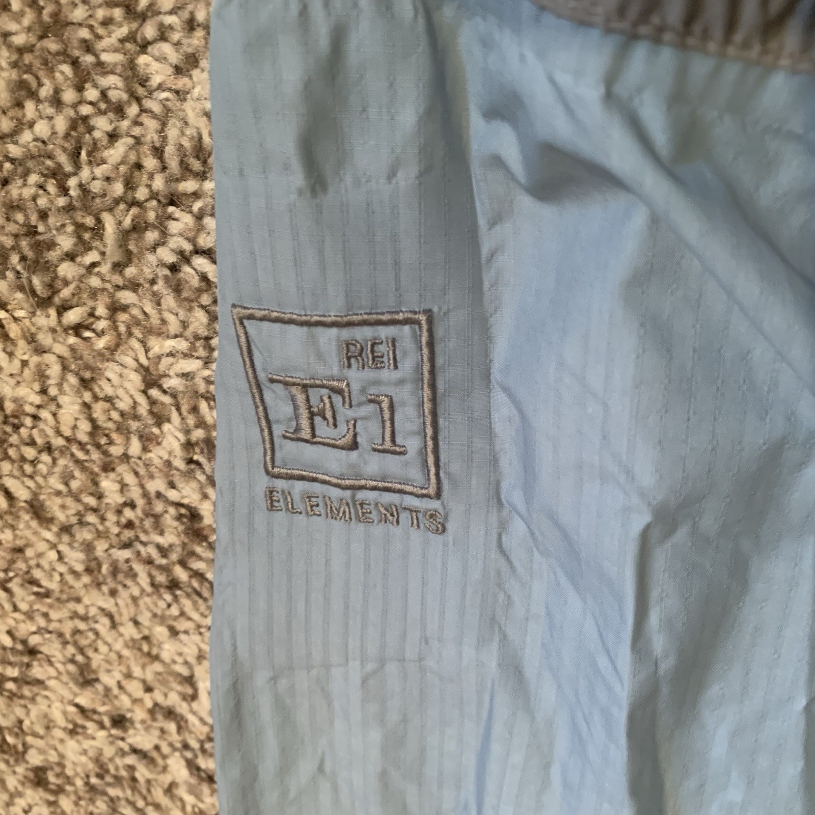 REI Elements Shell Jacket Women’s Medium Blue Ful… - image 3