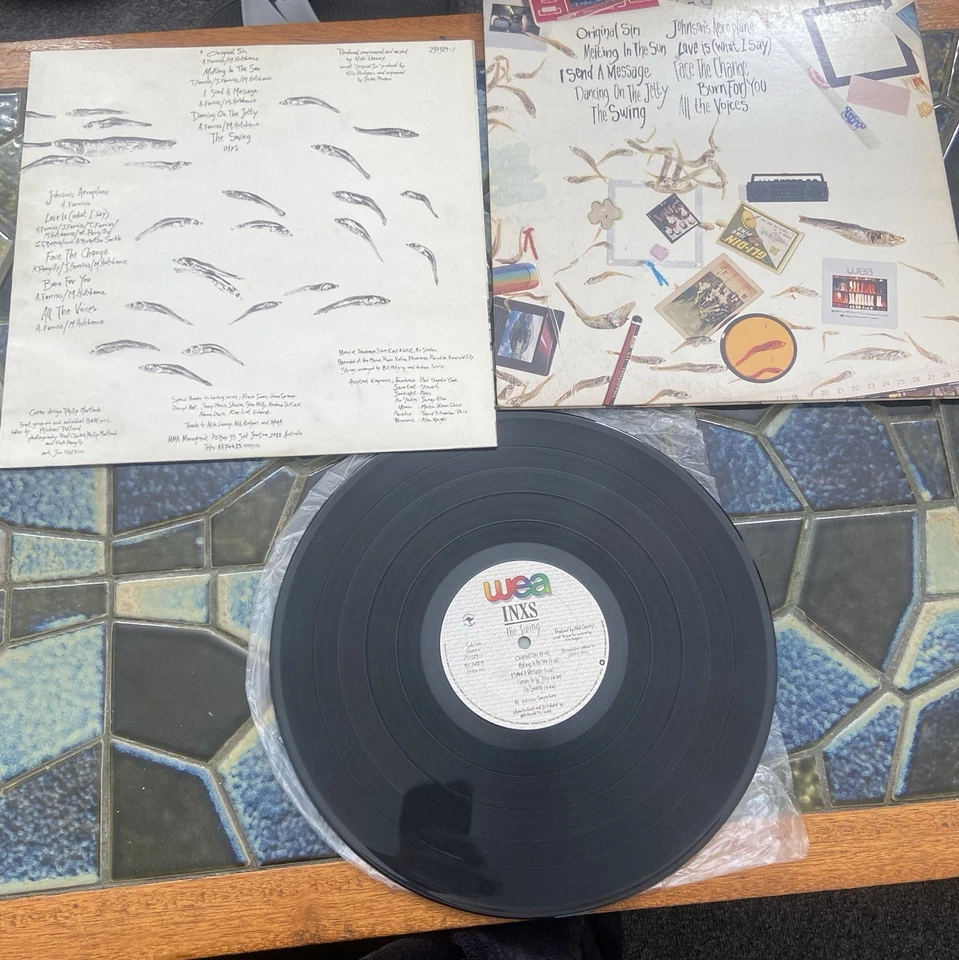INXS The Swing 1984 Vintage Vinyl LP Record Gatefold Cover Album WEA Records - Image 3 of 4