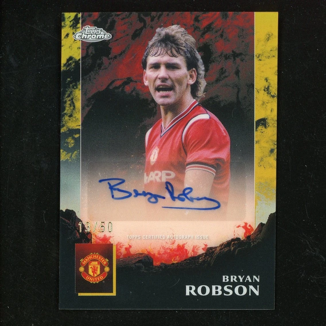 Figurine Kenner Bryan Robson Sportstars 1989 - Foot Anglais Vintage NEUVE Emballage