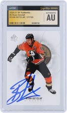Ryan Getzlaf Anaheim Ducks Signed 2020-21 Upper Deck SP Authentic #6 CGC Card