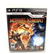 PS3 Mortal Kombat CIB Complete Sony PlayStation 3