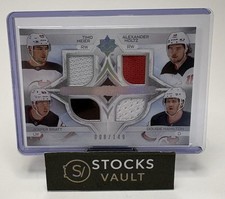 2023-24 Ultimate Quad Materials Devils: Bratt, Meier, Holtz, Hamilton #008/149