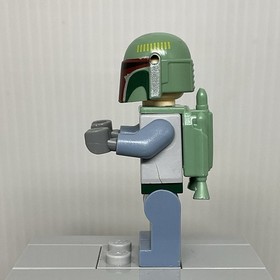LEGO Star Wars sw0396 Boba Fett Head Beard Stubble Minifigure 9496 Note