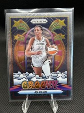 2025 Panini Prizm WNBA - A'ja Wilson Groovy #1 Las Vegas Aces MVP