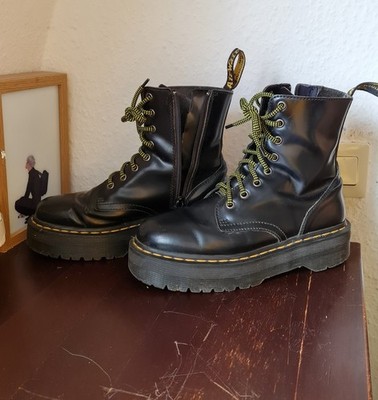 Dr. Martens Leder Jadon Max Stiefelette schwarz EU 39 Schnürung Reißverschluss