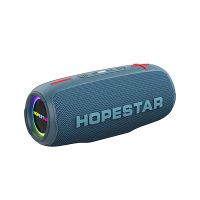 Hopestar P26 Pro Bluetooth Lautsprecher Dual Tieftöner RGB Lichter Rot