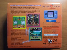 Blue Neo Geo Pocket Color Handheld Game Console Unopened