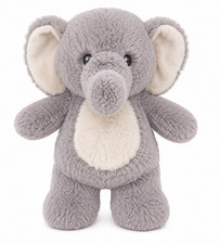 Ebba Gray Elephant Plush Stuffed Animal Soft Toy 10 Inch Kids Baby
