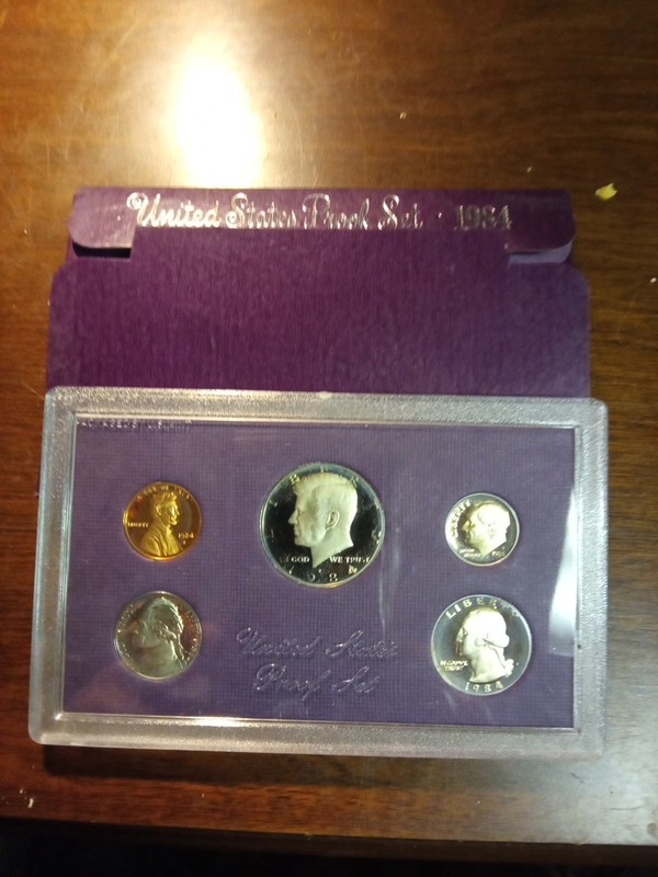 1984 U S Proof Set Purple Box S Mint 