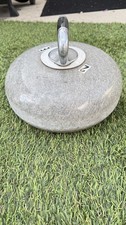 Curling stone, Curling Rock, vintage, Blue Hone.