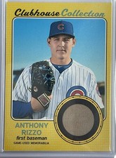 2017 Topps Heritage Clubhouse Collection Anthony Rizzo Relic  Gold 40/99 Cubs