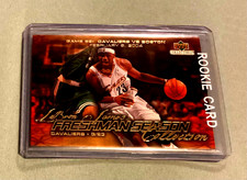 Lebron James Rookie 2003 Upper Deck Freshman Card 03-04 Lakers Basketball RC #52. rookie card picture