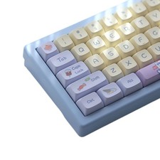 Ice Cream Keycaps XDA Profile Custom Cute Keys for Mechanical Keyboard,133 Ke