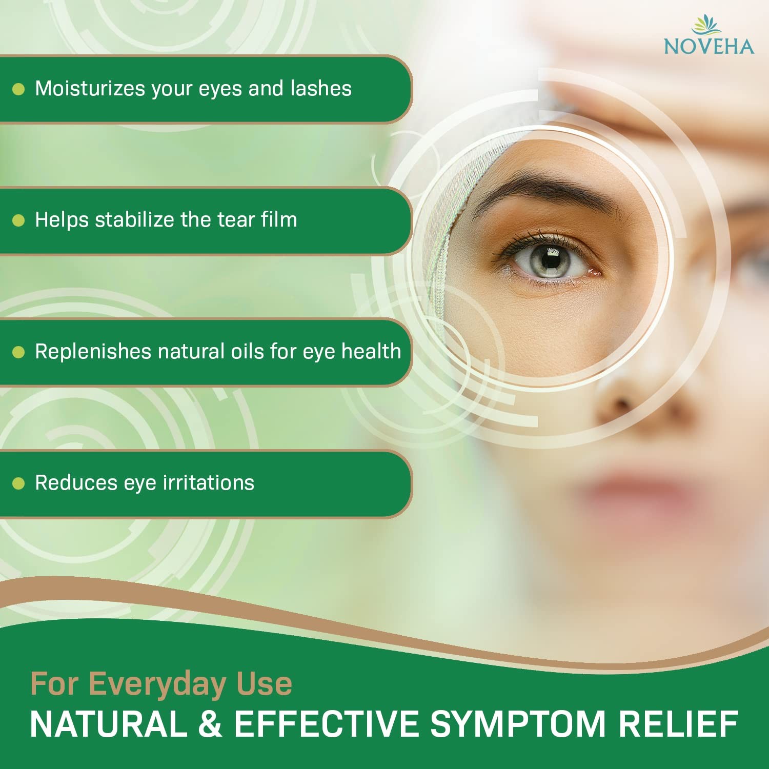 60PC Tea Tree & Coconut Oil Eyelid Wipes for Demodex, Blepharitis, Itchy Eyes