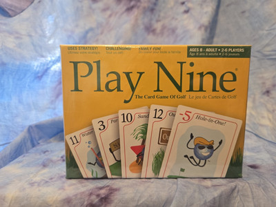 Play Nine The Card Game Of Golf  2-6 Players Strategy Card Game Ages 8+ SEALED