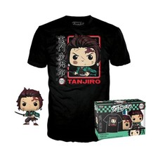 Funko Pop! & tee: Demon Slayer - Tanjiro - (BL) - Extra Large (Importación USA)
