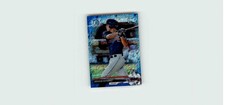 Abrahan Gutierrez 2017 Bowman Mini Blue Shimmer Chrome Refractor #BCP78 6/150