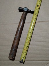 🇬🇧 Vintage Medium Head Cross Pein Peen 11" Hammer Tool Carpentry Upholstery 