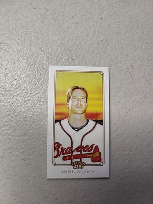 2010 Topps 206 Mini Cycle Back #107 Derek Lowe Braves #/99 SP T206 NM
