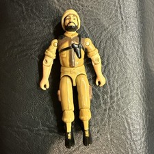 1984 GI Joe Tan Clutch v2 Figure Vamp Mark II Driver Complete w Helmet Vintage
