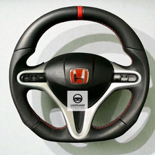 Leather Steering Wheel For Honda Civic FD2/FN2 2006-12