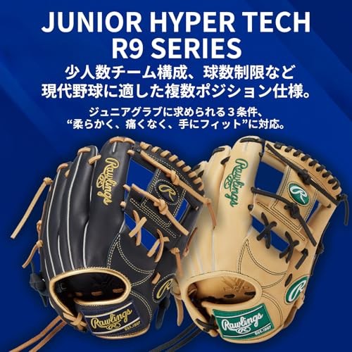 Rawlings Baseball Gloves for Juniors and Kids Junior HYPER TECH R9