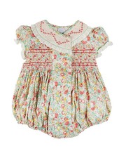 Pepa London Clementine Floral Hand-Smocked Dress