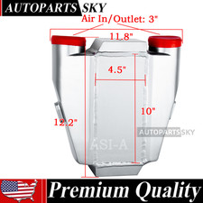 Water To Air Intercooler 12.2 X 11.8 X 4.5 3 Air Inlet Out Npt 12 Hot