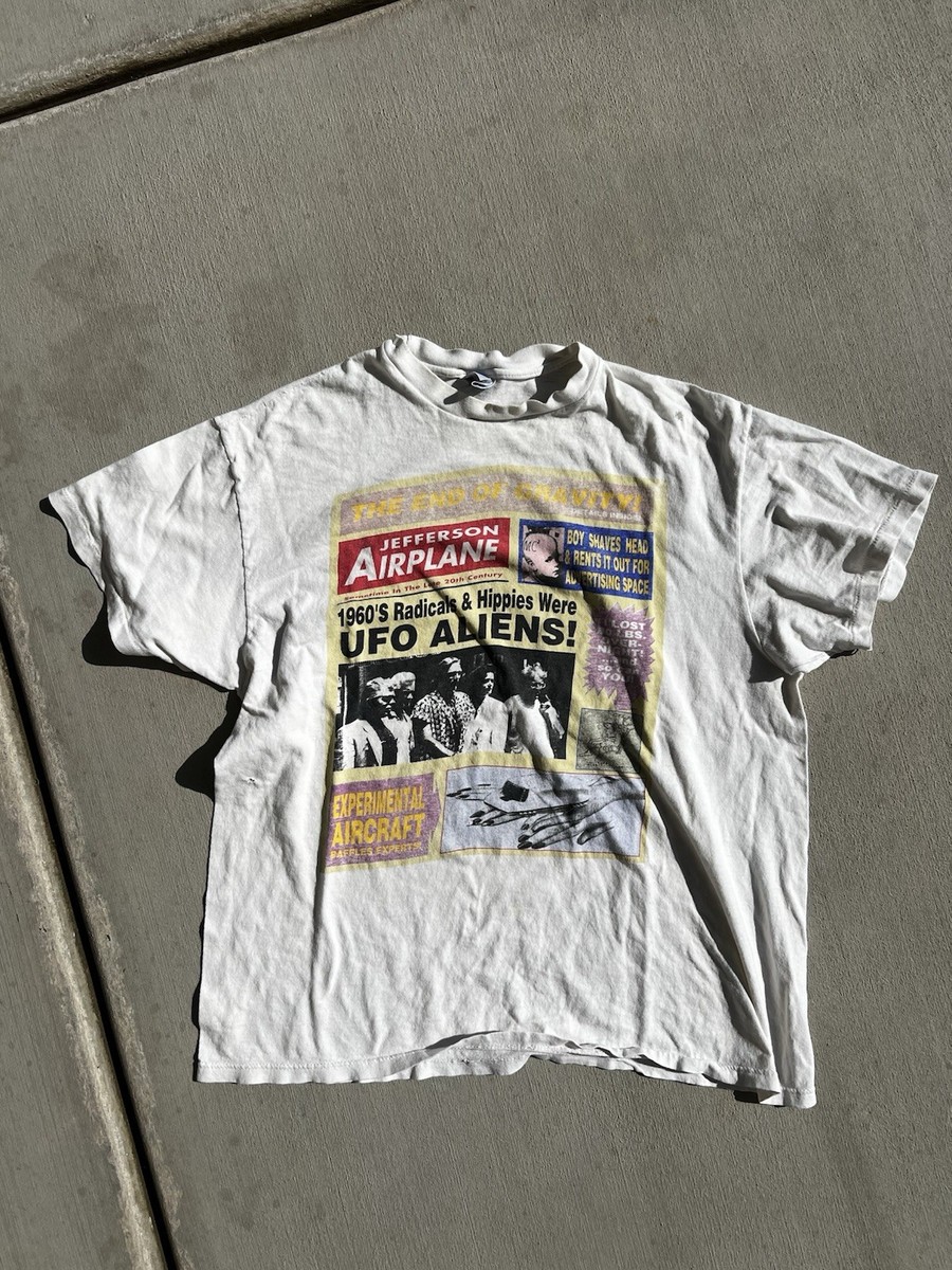 Vintage Jefferson Airplane Tour Graphic Rock Tee Small Medium | eBay