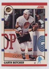 1990-91 Score Bilingual Garth Butcher #18 0kz8