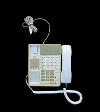 Panasonic KX-T7050E PBX System Phone +  Line Cord, Curly cord Missing back Stand