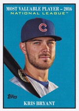 KRIS BRYANT TOPPS UPDATE MVP MOST VALUABLE PLAYER INSERT CUBS ROCKIES MV-14 2025