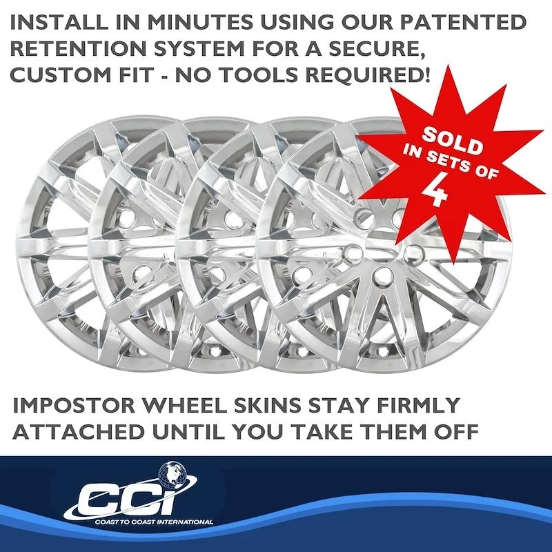 NUEVAS cubiertas de rueda cromadas para Cadillac CTS 2014-2016 17" Foto 2 de 3