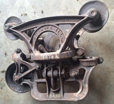 Vintage J. E. Porter Co Cast Iron Hay Trolley Ottawa Illinois Used